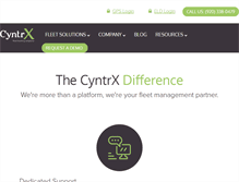 Tablet Screenshot of cyntrx.com